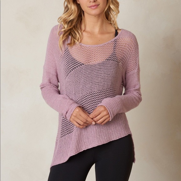 Prana Sweaters - Prana Liana Asymmetrical Open Weave Sweater